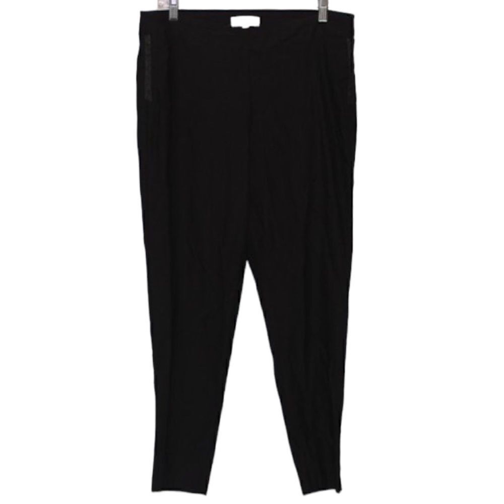 Nanette Lepore Black High Rise Skinny Leg Trousers Pants Women's Size L